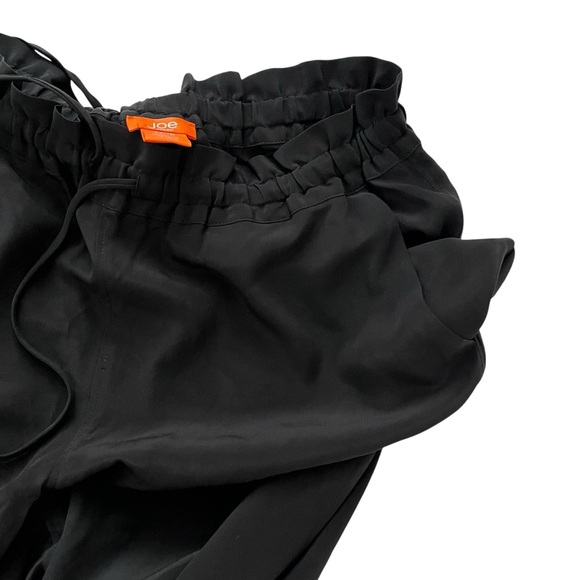 Joe Fresh Black Silk Wide Leg Palazzo Lounge Pants XS Minimalist - Picture 6 of 7
